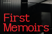 First Memoirs | Sans Serif Typeface, a Sans Serif Font by gracetype_studio (Thumbnail 1 of 12)