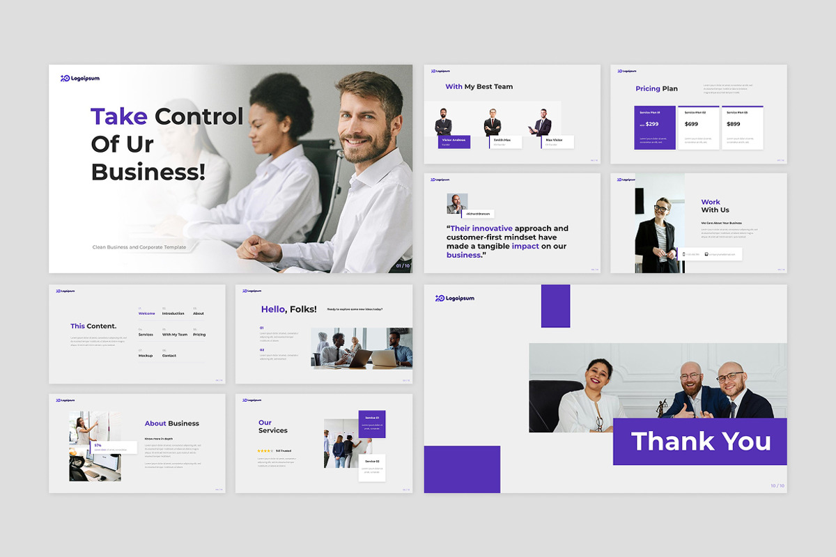 Clean Business and Corporate Keynote, a Presentation Template by Antstheme (Photo 2 of 2)