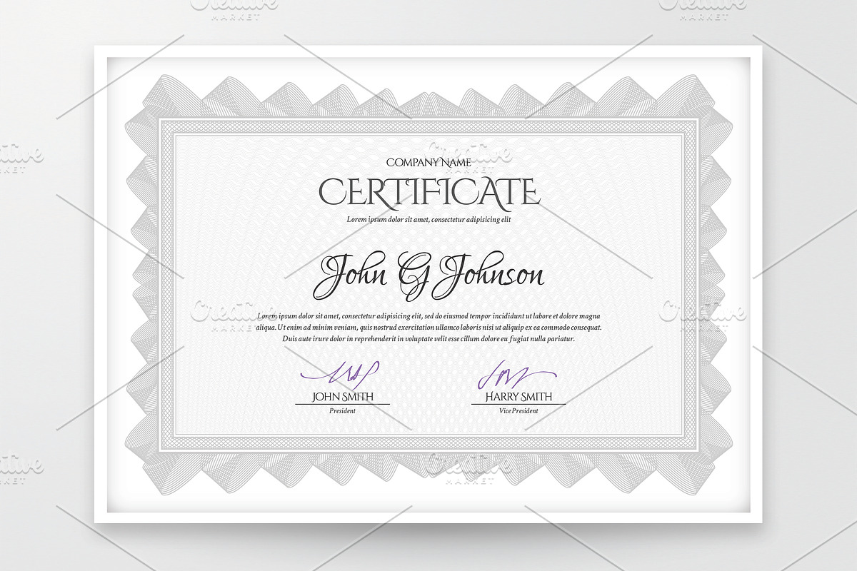 Multipurpose Template Certificate, a Stationery Template by Sunny (Photo 4 of 9)