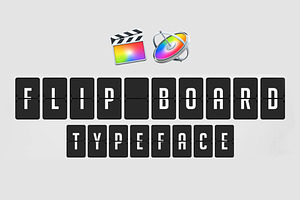 Flip Board - Animated Typeface, a Templates & Theme by Poly Artboard