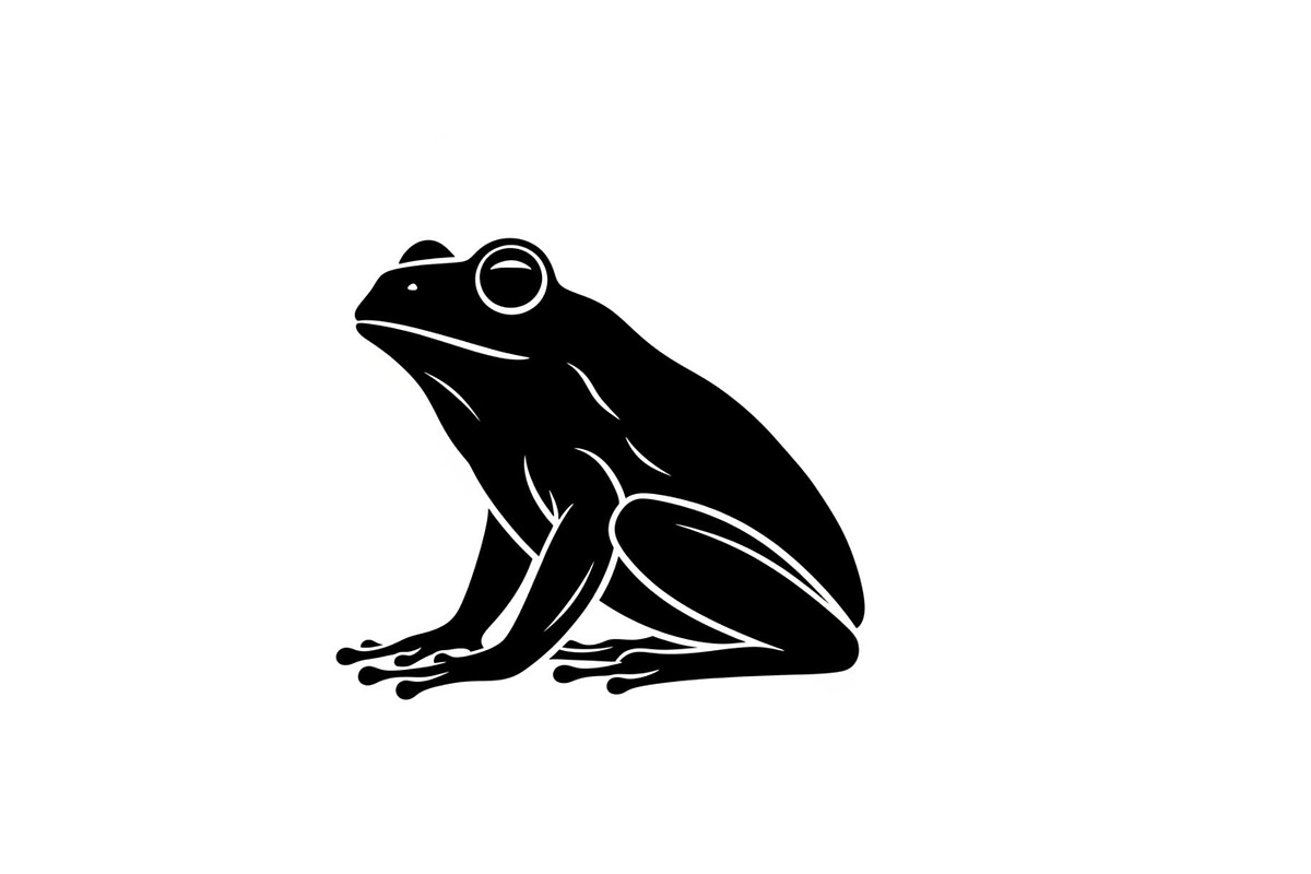 Frog Silhouette Vector Bundle, an Illustration by jahid234 (Photo 5 of 46)