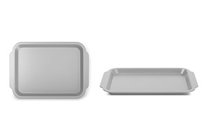 3d empty plastic lunch tray with, a Food Illustration by art PVP - market