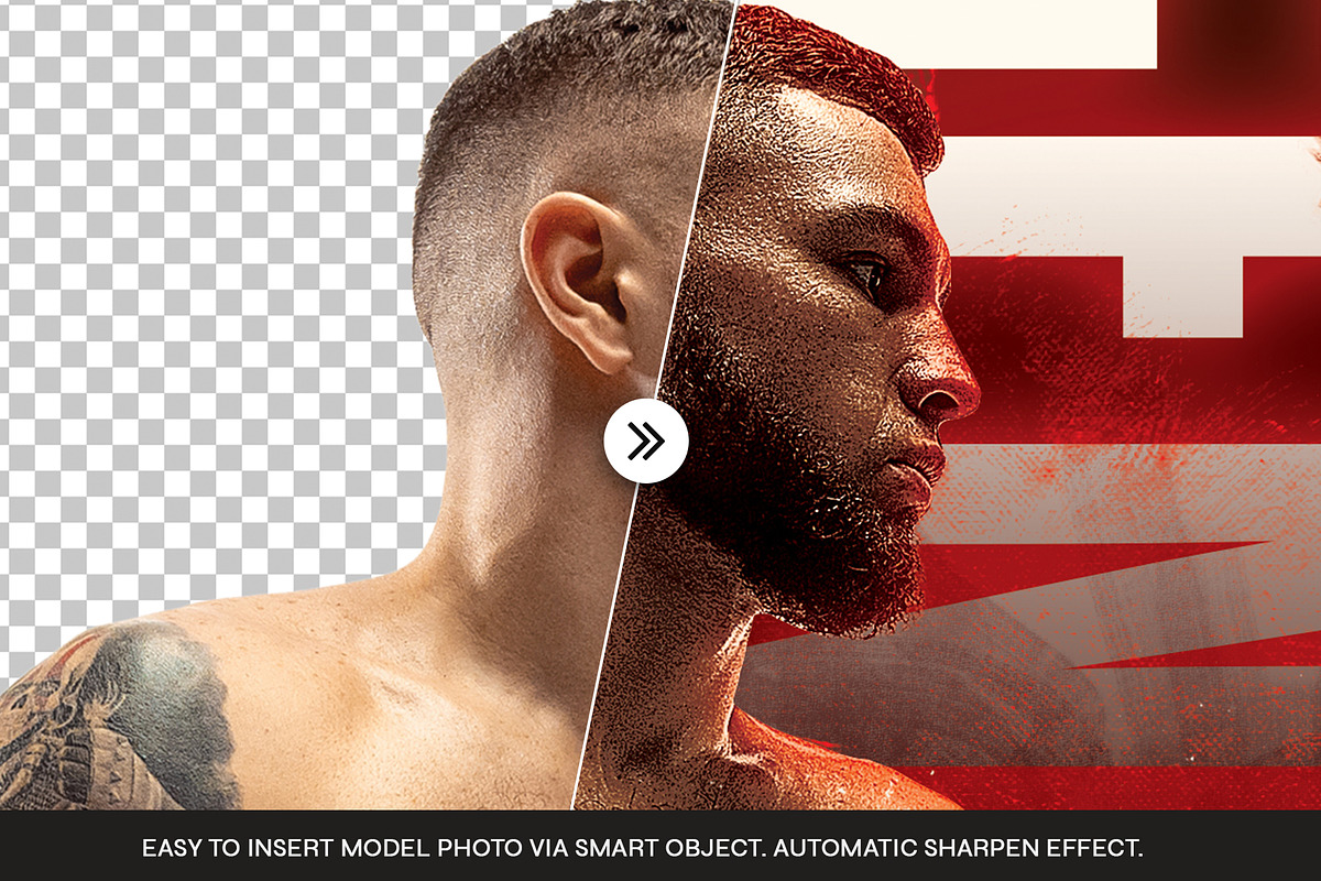 5 Boxing Flyer Templates, a Flyer Template by Bornx Design (Photo 6 of 6)