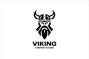 Viking Head Logo Design, a Branding & Logo Template by Vectorium Studio