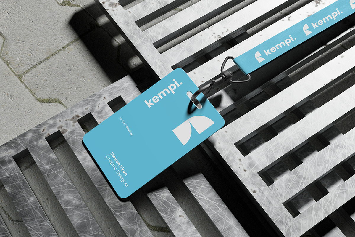 Industrial Corporate ID Card Mockup, an Advertising Mockup by My Code Std (Photo 4 of 6)