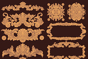 Collection vintage engraved frames., a Decorative Illustration by Vector Engraving (Thumbnail 27 of 31)