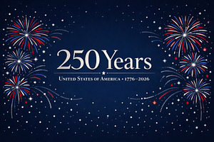 USA independence day 250 years anniv, a Photo by Dvoevnore photos