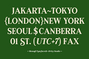 Monagi – Retro Golf Serif Font, a Serif Font by Drizy (Thumbnail 2 of 10)