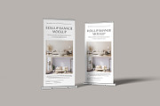 Rollup Banner Mockup, an Advertising Mockup by ZifaraDesign (Thumbnail 5 of 11)