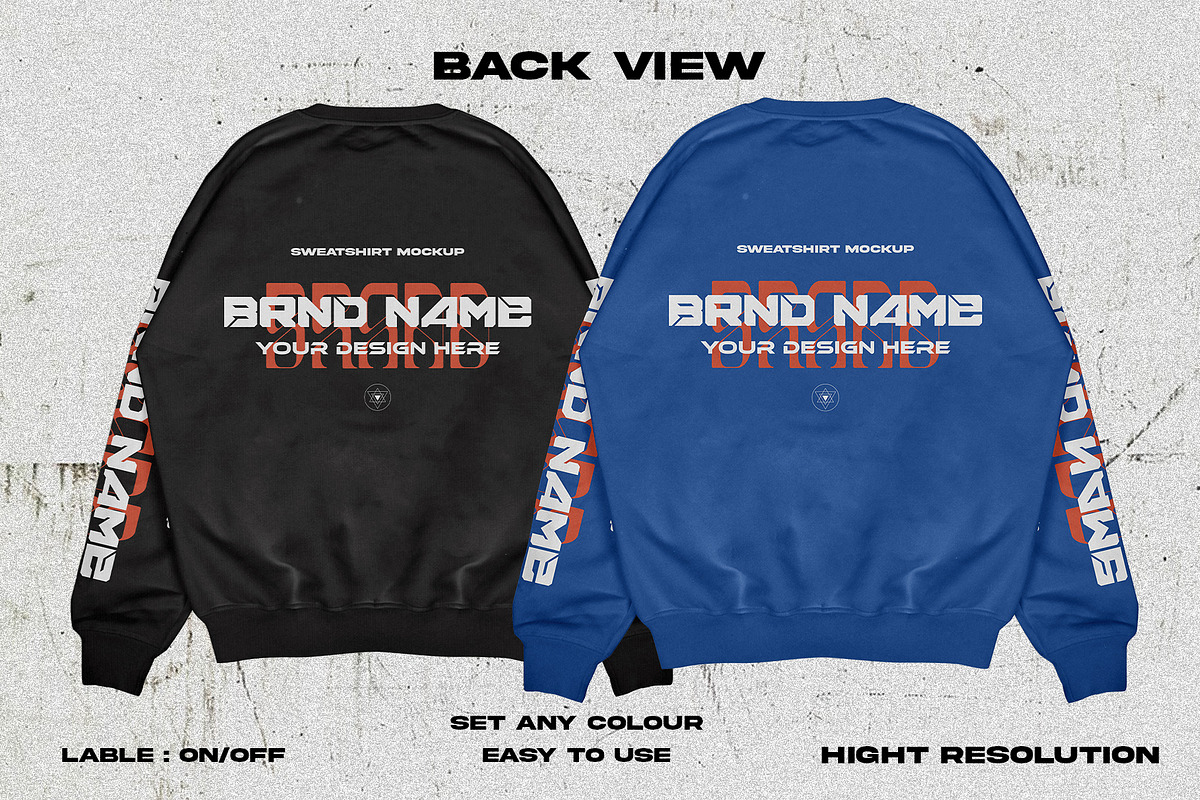 SWEATSHIRT-MOCKUP PREMIUM, an Apparel Mockup by arseavin project (Photo 3 of 5)