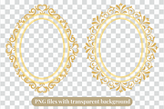 Oval Ornamental Frame Vector Bundle, a Decorative Illustration by Kusumaillustration (Thumbnail 3 of 16)