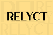 Relyct font family, a Sans Serif Font by vlad.berla (Thumbnail 1 of 7)