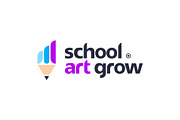 Pencil Art Growth Chart Logo, a Branding & Logo Template by ika trisiana (Thumbnail 2 of 2)