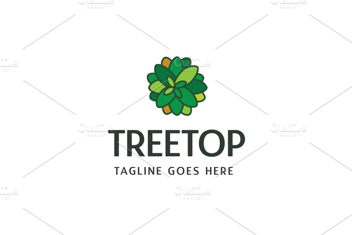 Treetop Logo Template, a Branding & Logo Template by Rekisaurus