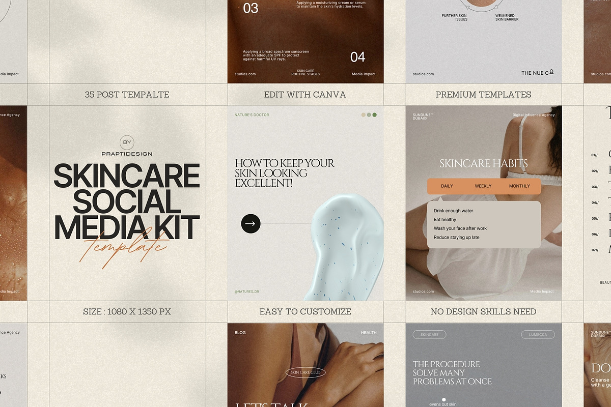 Clean Skincare Post Templates