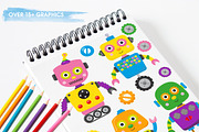 Kawaii Robot, an Illustration by PrettyBundles (Thumbnail 3 of 5)