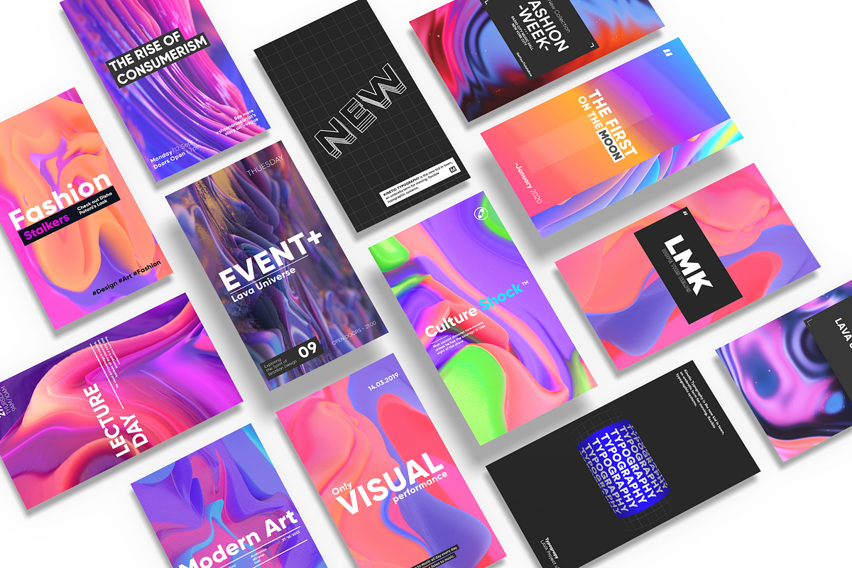 125 Modern Instagram Story Template, a Social Media Template by Kay Designs (Photo 2 of 4)