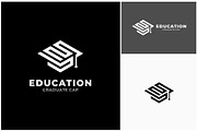 Study Graduation Cap Geometric Logo, a Branding & Logo Template by ika trisiana (Thumbnail 2 of 2)