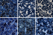 Navy Chemigram Seamless Patterns, a Pattern Graphic by PrintablesByFranklyn (Thumbnail 4 of 4)