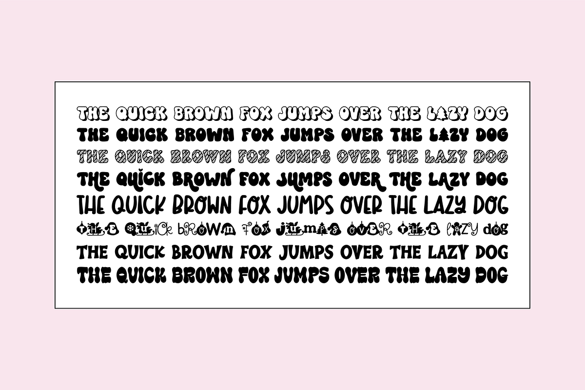RETRO CHRISTMAS FONT BUNDLE V1, a Handwritten Font by Blush Font Co. (Photo 7 of 10)