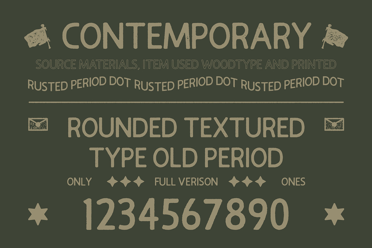 The Period Typeface, a Font by RedaAdipratama (Photo 4 of 5)