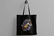 : Skull with Roses and Heart, an Object Illustration by nomlimo.com (Thumbnail 3 of 3)