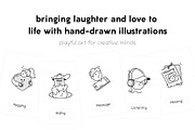 Miss You Doodle Icons Set, an Outline Icon by Vectors Market (Thumbnail 2 of 8)