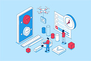 Isometric Concepts Illustrations, a Finance Illustration by alexdndz (Thumbnail 23 of 26)