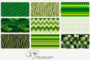 80 green geometric seamless pattern, a Pattern Graphic by Poppy Lane Studio (Thumbnail 9 of 11)