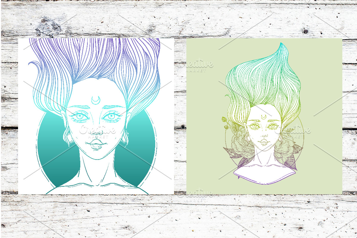 tattoo poster, a Person Illustration by Vavavka (Photo 5 of 8)