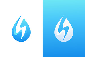 Letter S Logo Water Natural Purity, a Branding & Logo Template by Signatoro