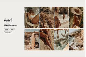 Beach Vibes Stock Images Collection, a Photo by Tomasz Ganclerz
