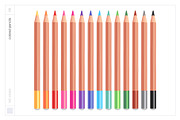 Vector Colored Crayons & Pencils, an Object Graphic by Side Project (Thumbnail 14 of 14)