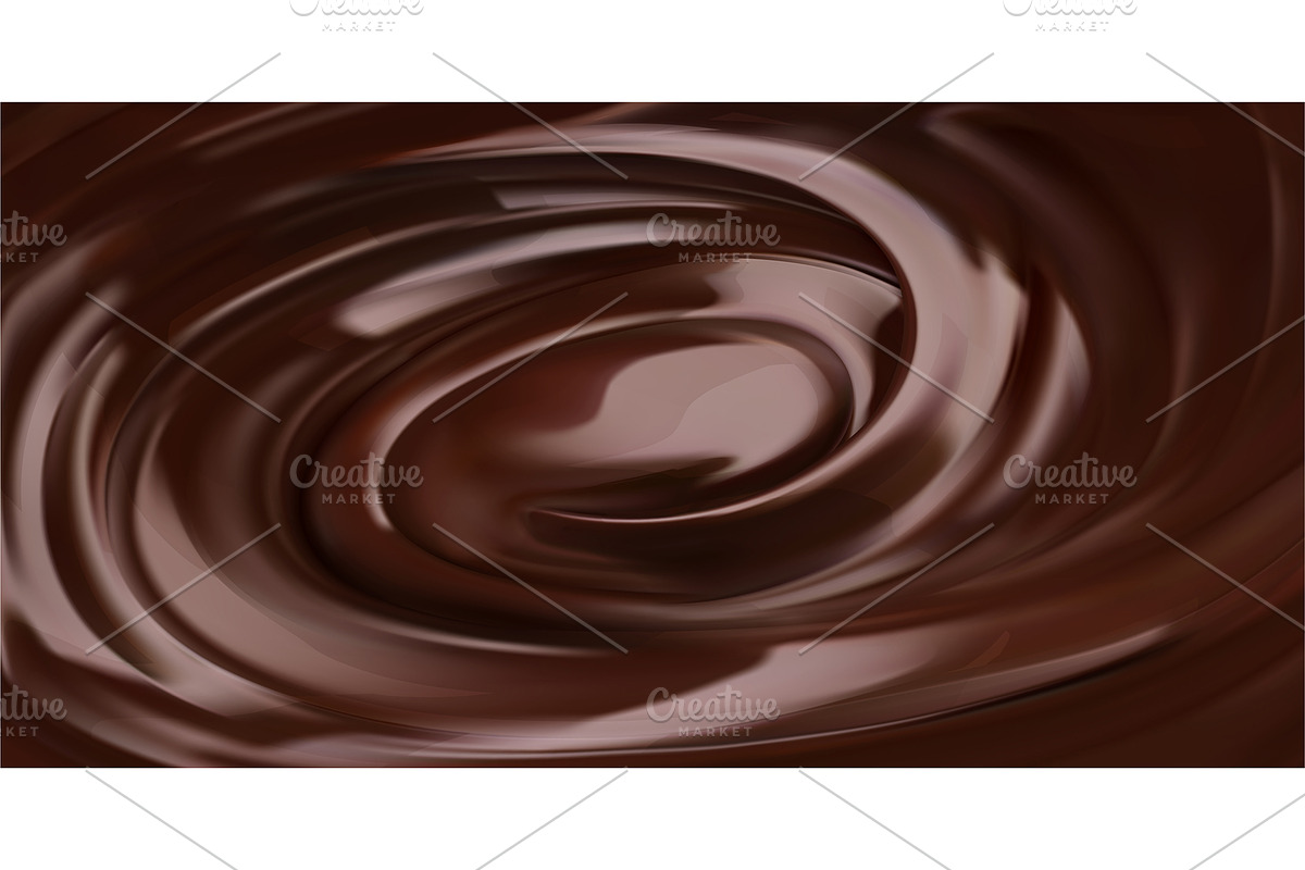 Piece of chocolate, chocolate splash, a Decorative Illustration by Allevinatis Studio (Photo 2 of 4)