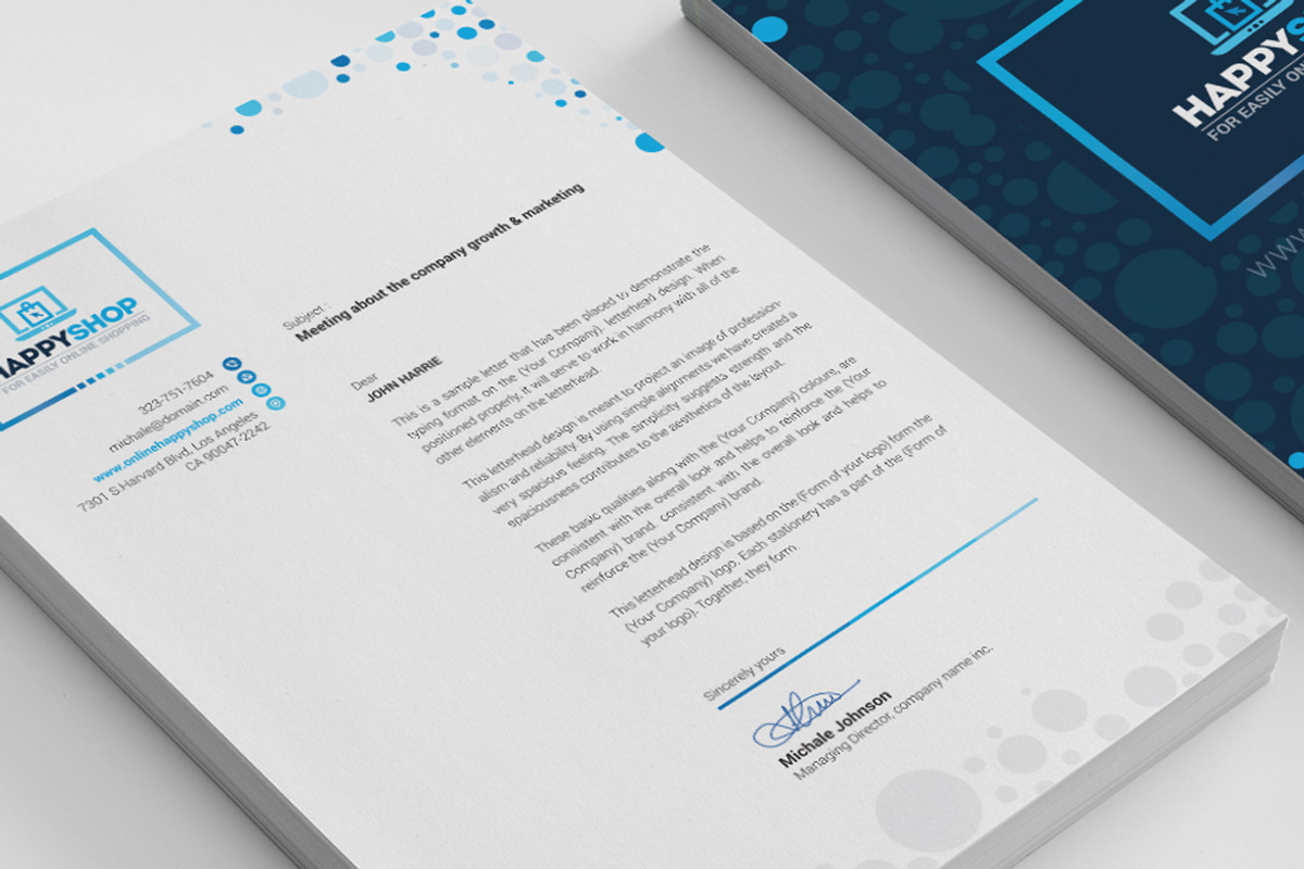 MS Word Letterhead Template, a Stationery Template by ContestDesign (Photo 8 of 8)