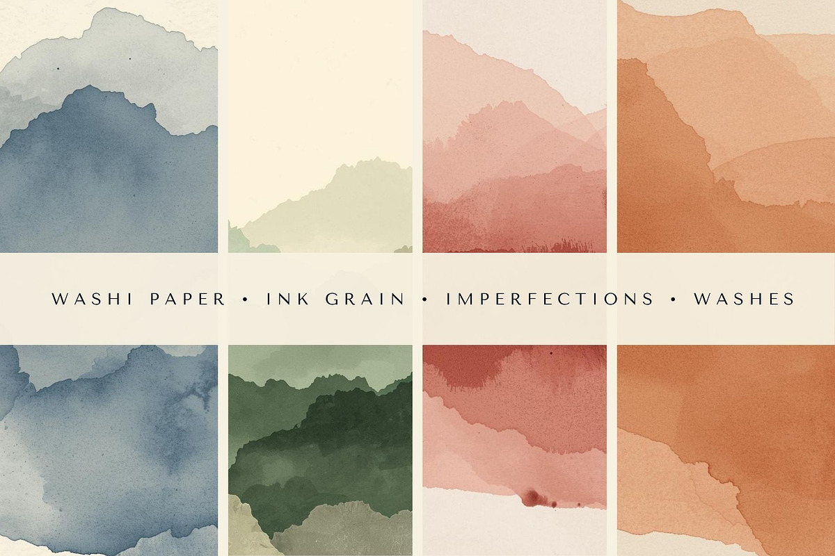 Earth-Tone Japanese Texture Pack, an Illustration by Vandy Fullum (Photo 7 of 10)