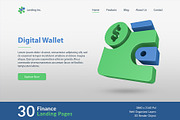 Finance Landing Pages, a Templates & Theme by Odeniz (Thumbnail 21 of 31)