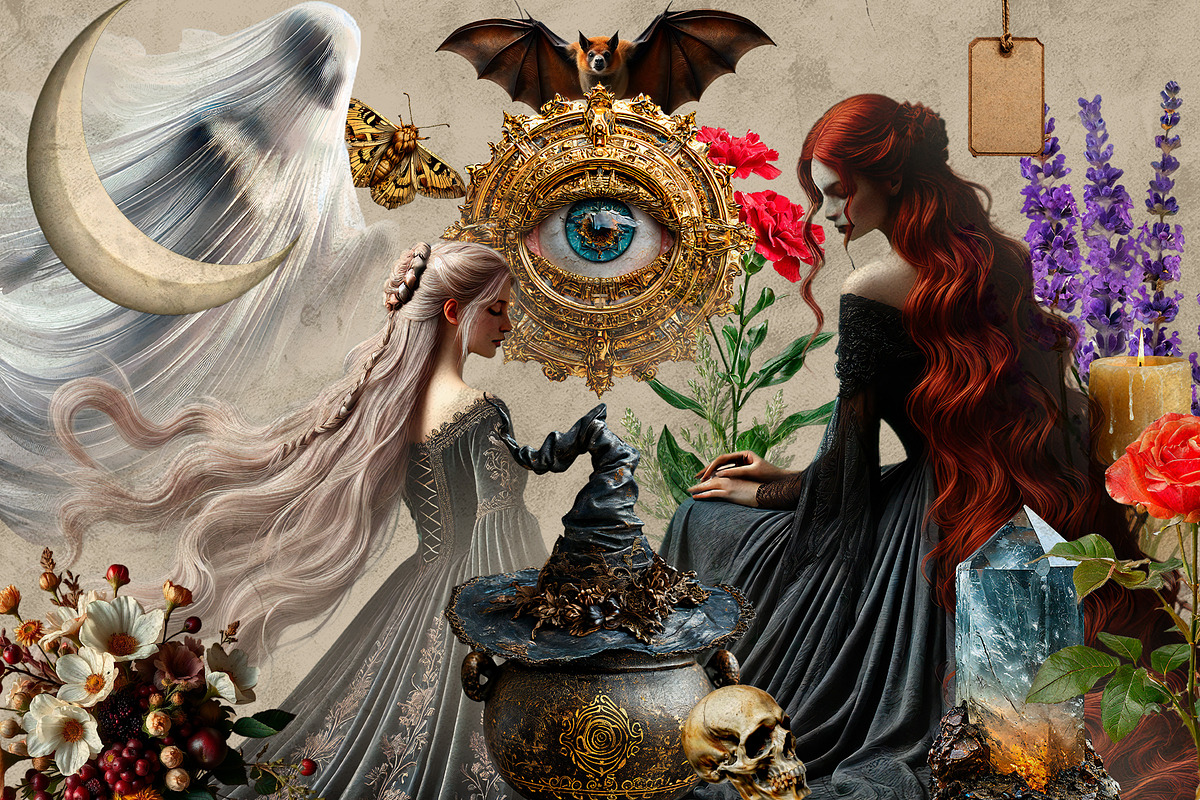 The Witch's Tale Mystical Collage, an Object Graphic by Anna Babich (Photo 4 of 9)