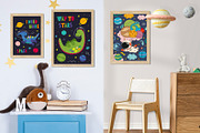 Kids Space Vector Clipart Bundle, a Decorative Illustration by NataKa (Thumbnail 8 of 10)