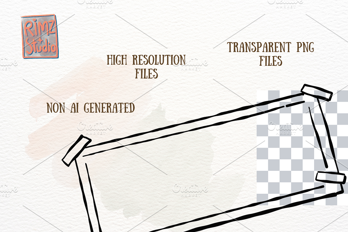 Hand-Drawn planner blank paper SVG, an Education Illustration by RimzStudio (Photo 3 of 8)