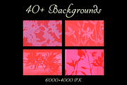 Analog Bloom Backgrounds, a Background Graphic by Lilithcollageart (Thumbnail 4 of 11)