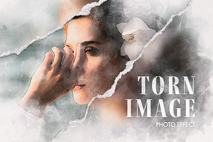 Torn Image Photo Effect