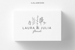 Florist Business Card~2 Colours