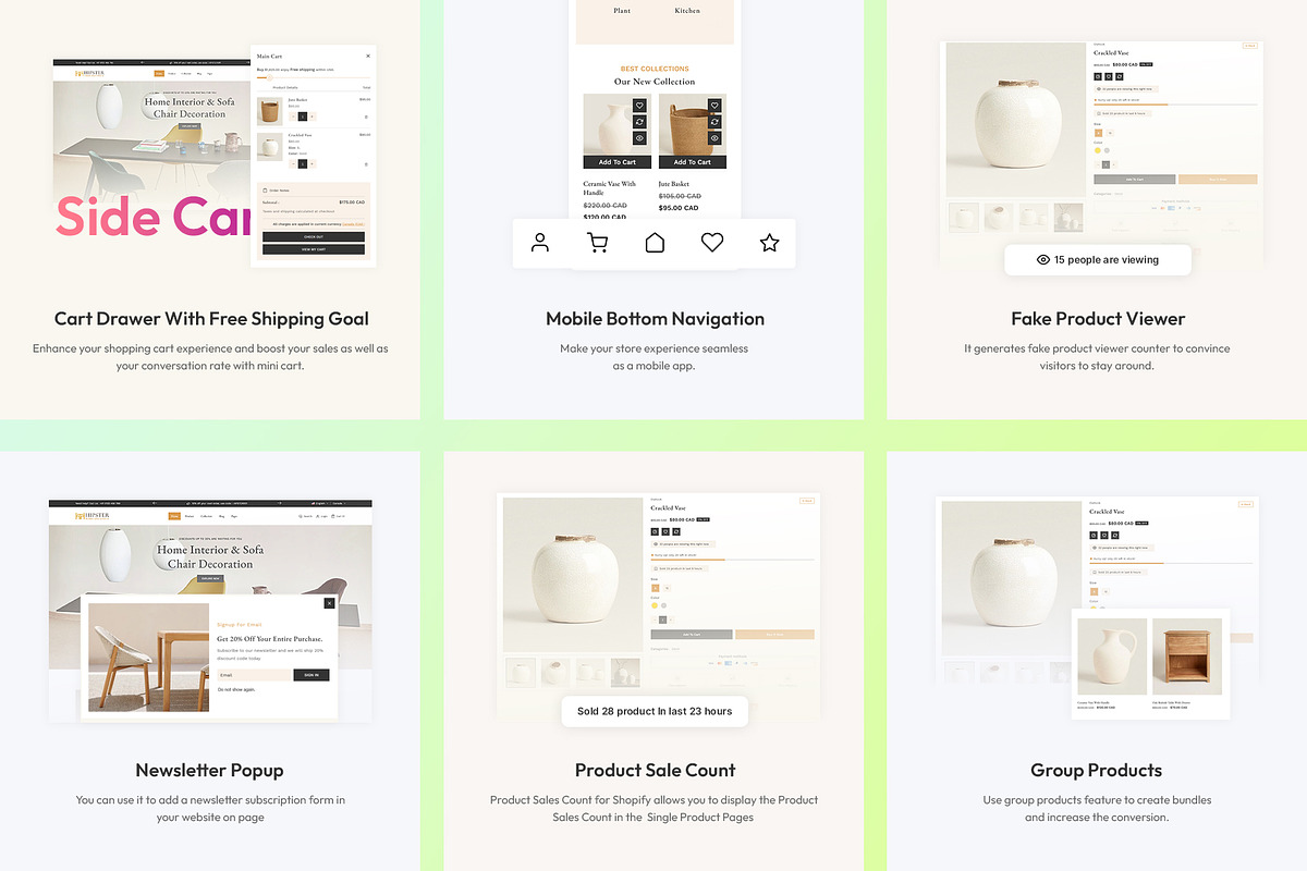 Home Furniture | Shopify Theme preview 5