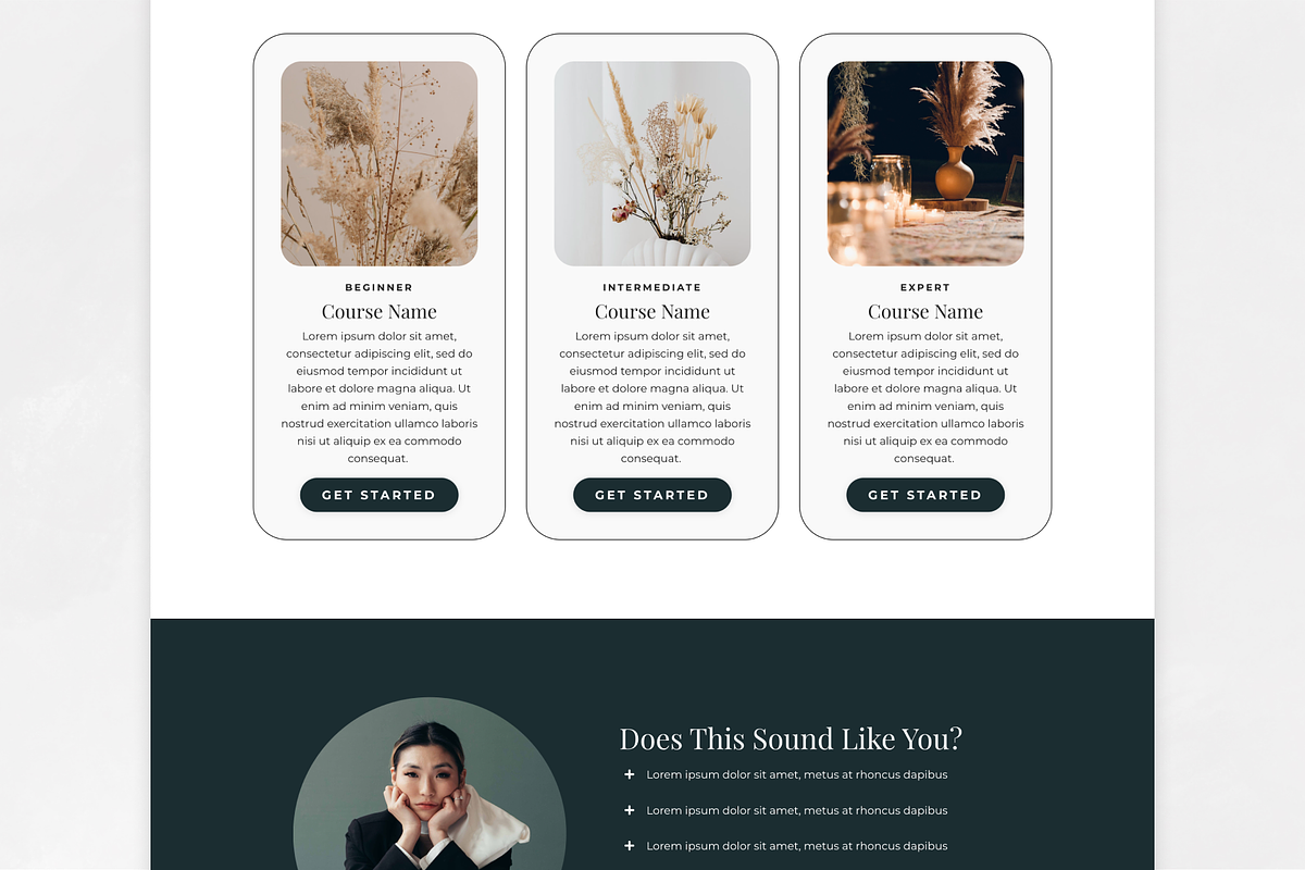 Sawyer Full Kajabi Theme, a Websites & App Template by Afton Negrea (Photo 4 of 12)