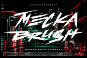 Mecka Brush Typeface, a Script Font by alit design (Thumbnail 1 of 20)