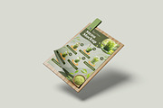 Modern Menu Mockup For Branding, an Advertising Mockup by bimockup (Thumbnail 4 of 6)