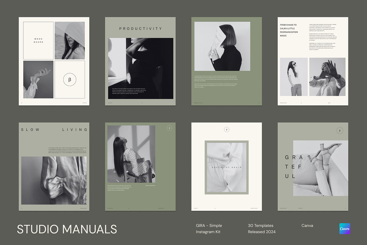 GIRA – Simple Instagram Kit, a Social Media Template by Studio Manuals (Photo 5 of 8)