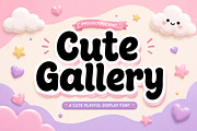 Cute Gallery, a Slab Serif Font by Wow Magic (Thumbnail 1 of 4)