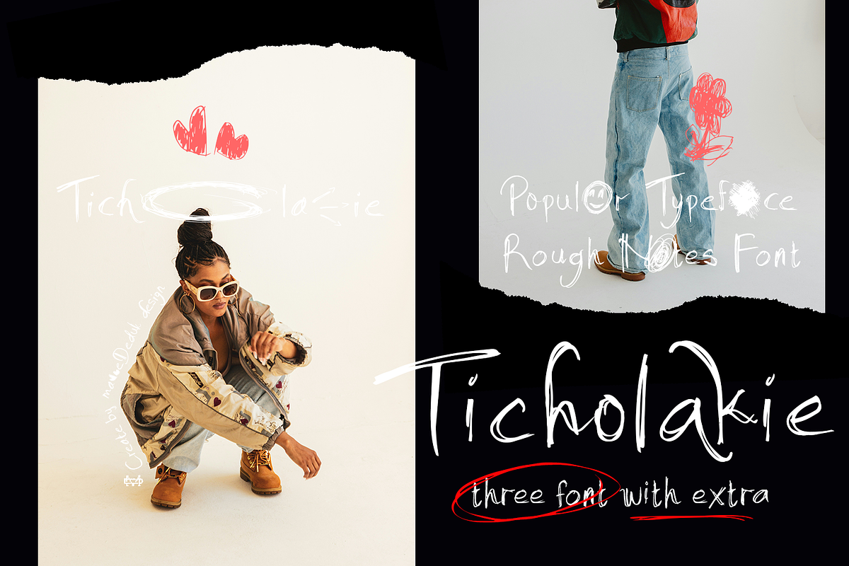 Ticholakie Note Font, a Handwritten Font by madeDeduk (Photo 1 of 8)